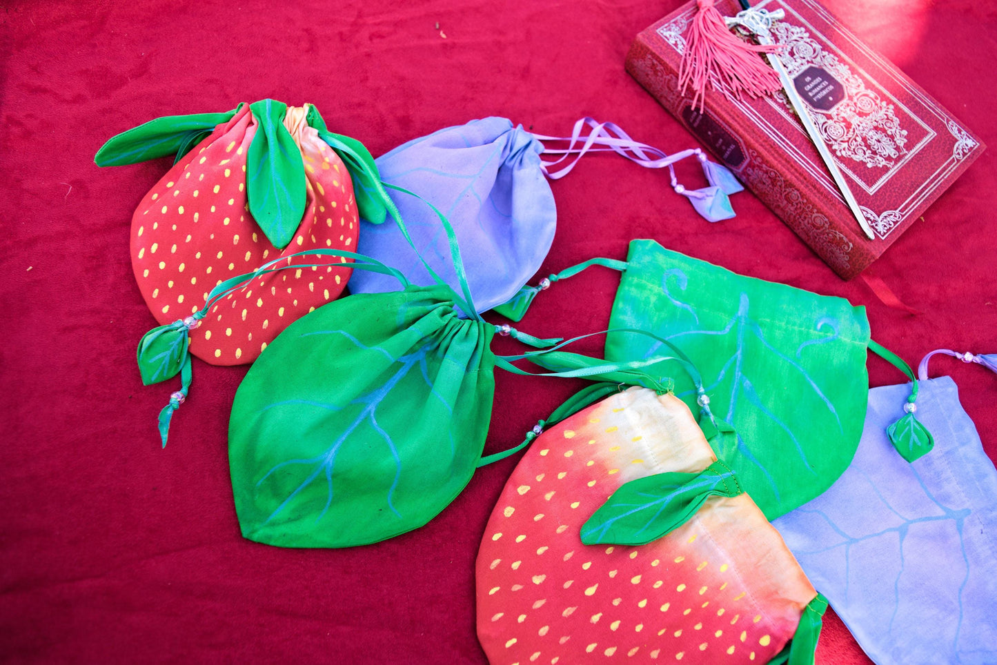 Bolsas de Folhas dos Reinos Verdejantes ~ Bolsa de puxar