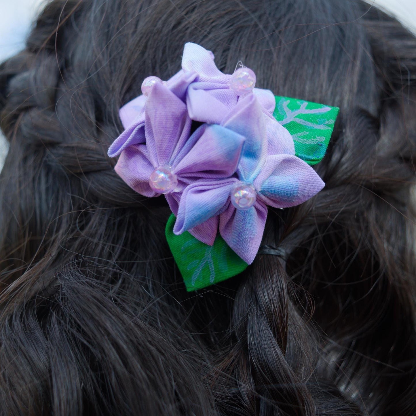 Presilha de cabelo Hortência Sussurante