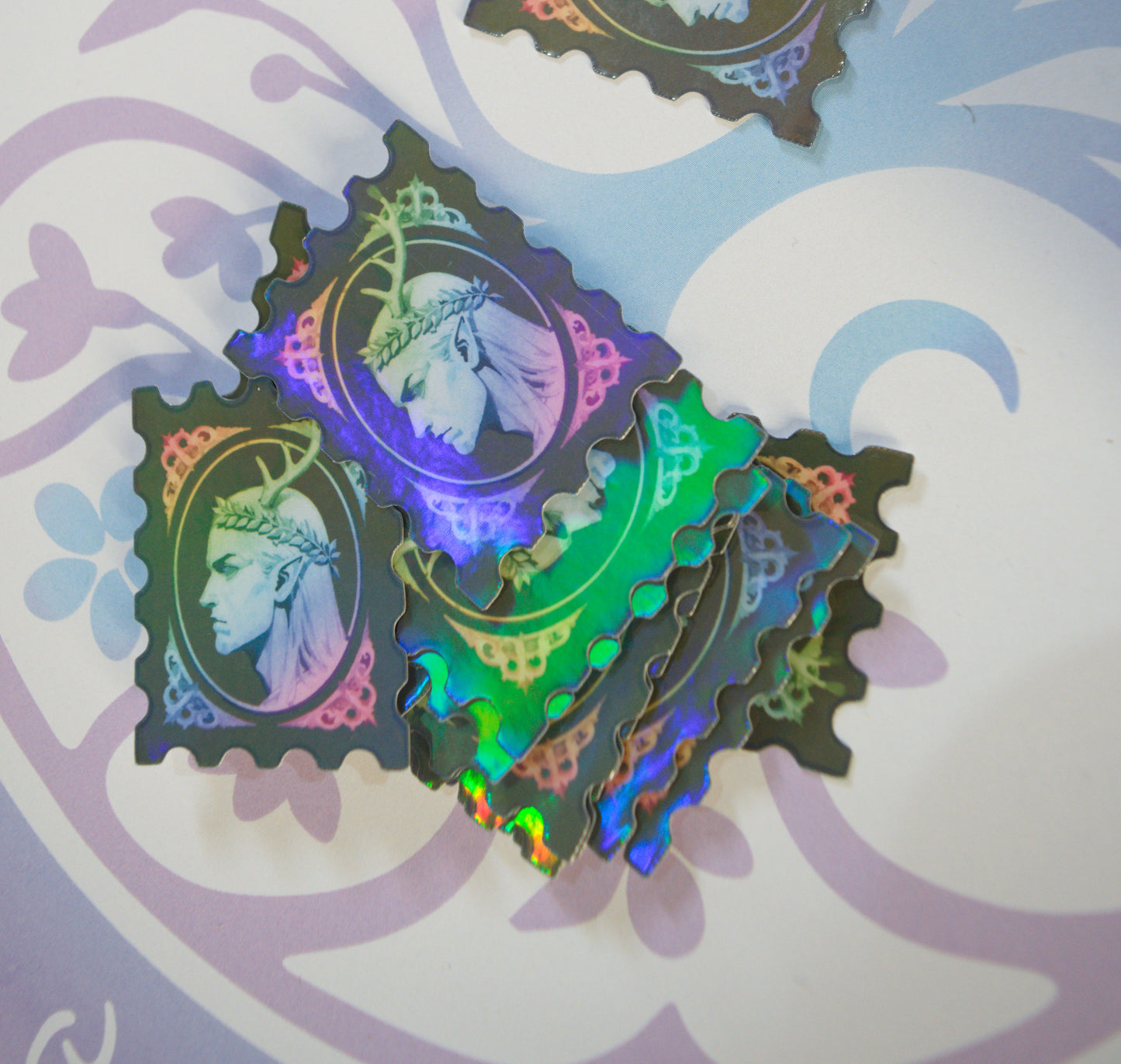 Tea & Petals Codex ~ Conjunto de prints/cartão postal de fadas (2 peças)