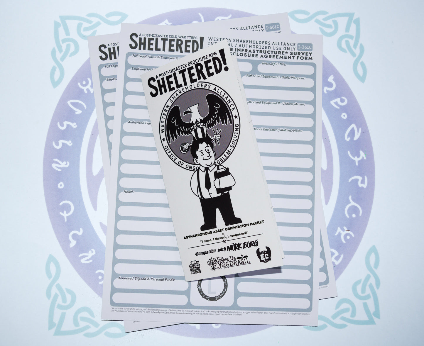 Sheltered! Um RPG pós-apocalíptico ~ Compatível com MÖRK BORG