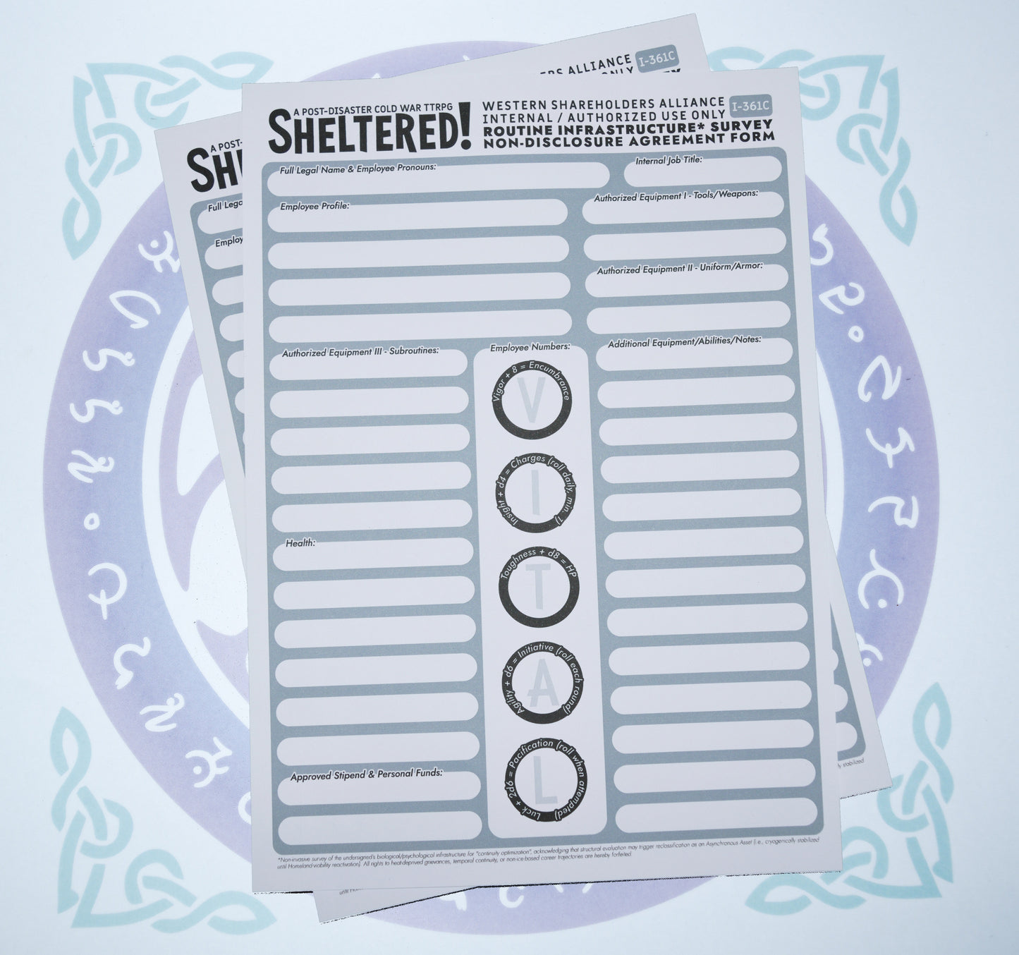 Sheltered! Um RPG pós-apocalíptico ~ Compatível com MÖRK BORG