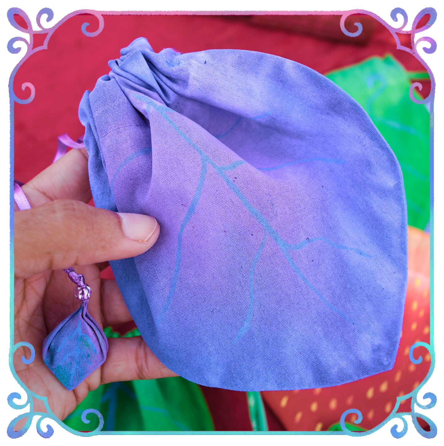 Bolsas de Folhas dos Reinos Verdejantes ~ Bolsa de puxar