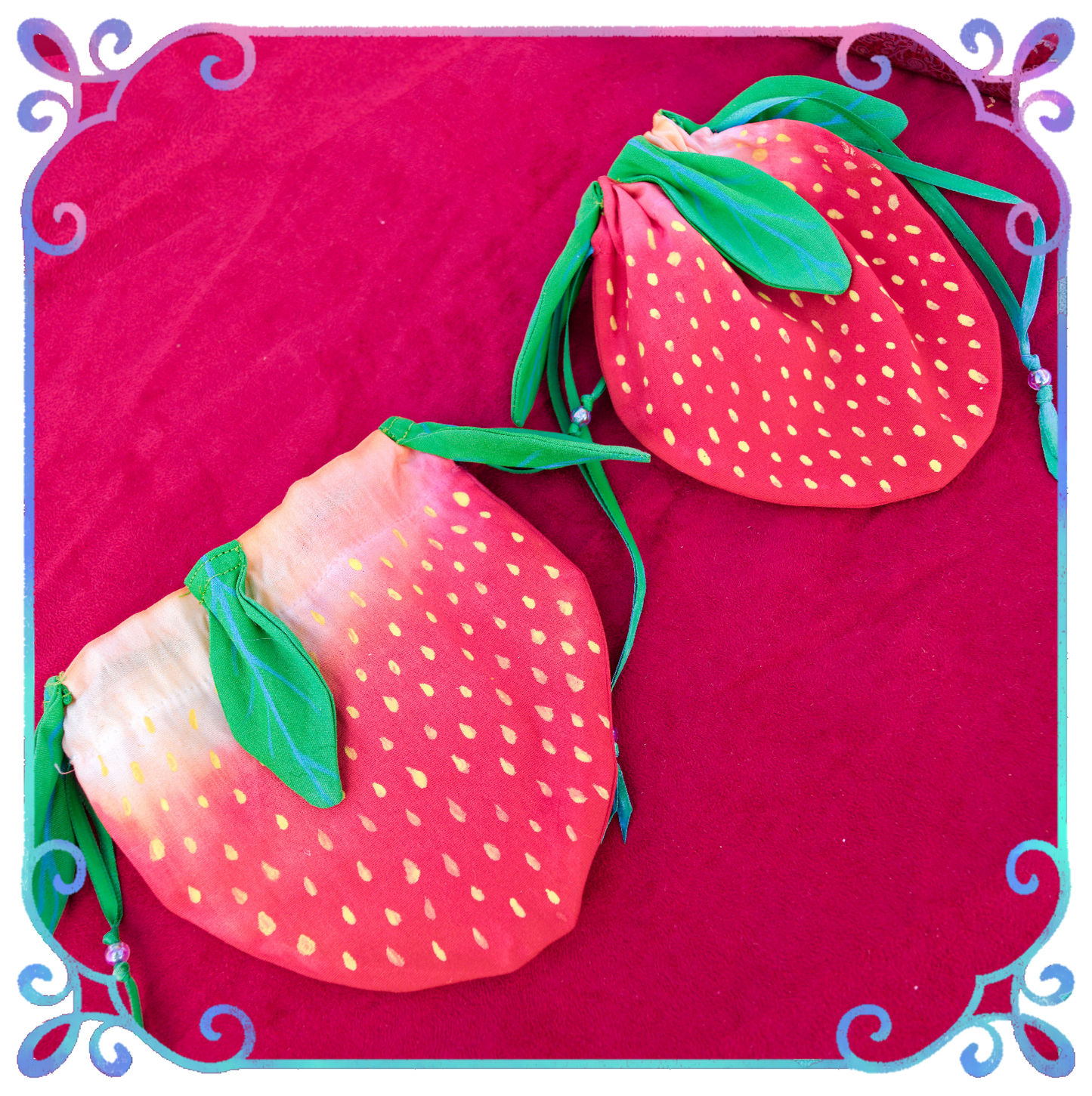 Bolsas de Frutas dos Reinos Verdejantes ~ Bolsa de puxar