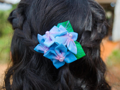 Presilha de cabelo Hortência Sussurante